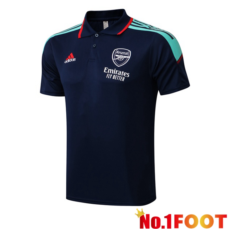 Arsenal Blue Royal Polo Shirt 2021/2022