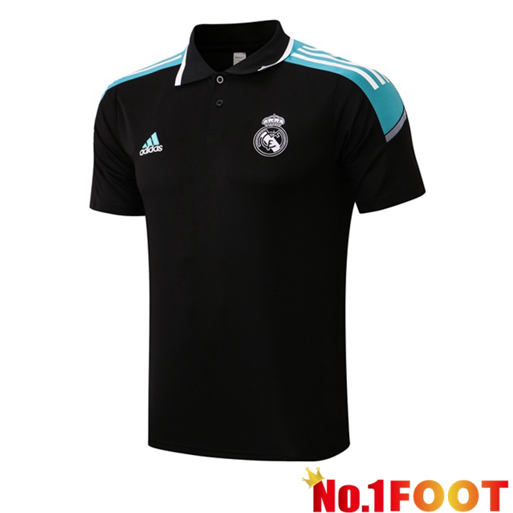 Real Madrid Black Green Polo Shirt 2021/2022