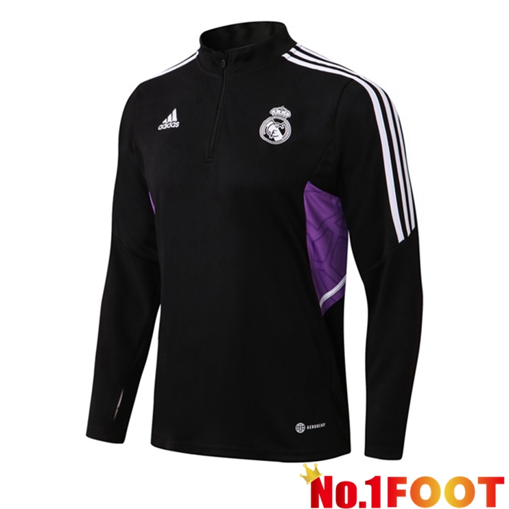 Real Madrid Black Training Sweatshirt 2022/2023