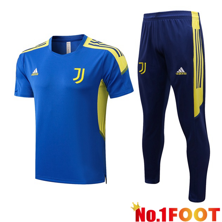 Juventus Training T Shirt + Pants Blue 2022/2023