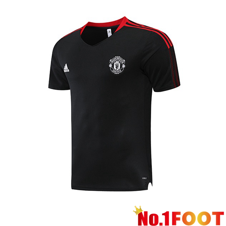 Manchester United Black Training T Shirt 2022/2023