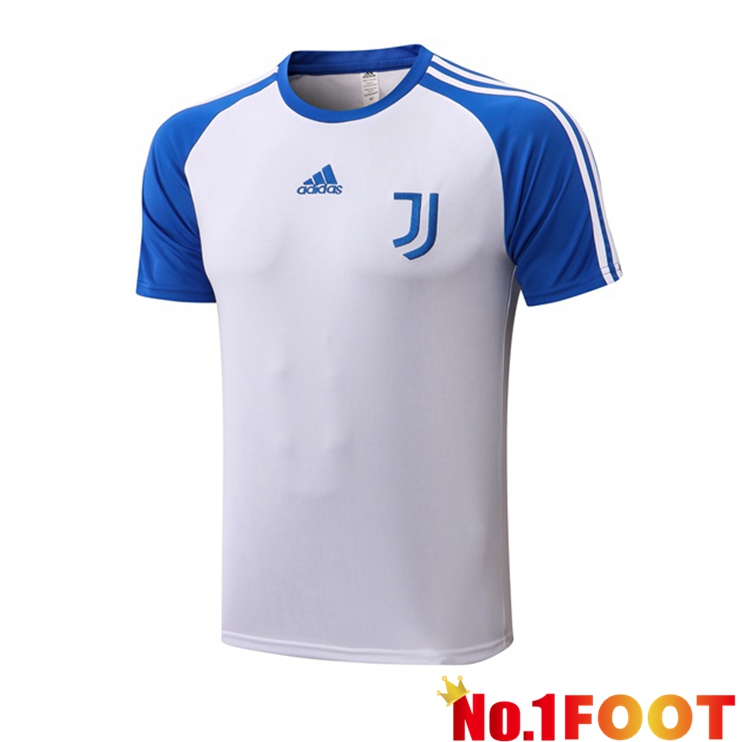 Juventus White Blue Training T Shirt 2022/2023