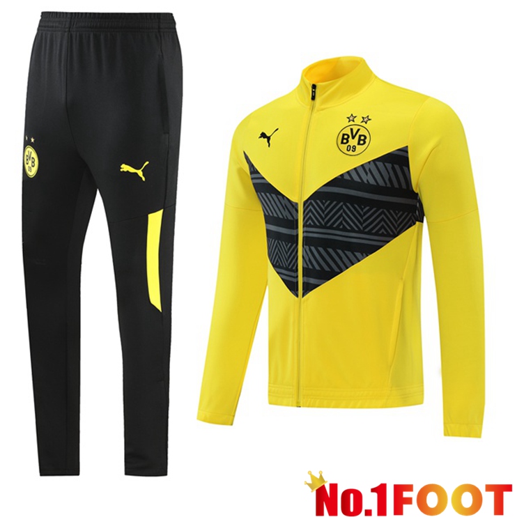 Dortmund BVB Yellow Training Tracksuit Suit 2022/2023