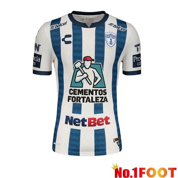 CF Pachuca Home Jersey White Blue 2021/22