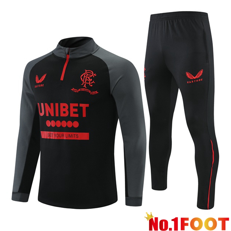 Rangers FC Training Tracksuit Black 2021/2022