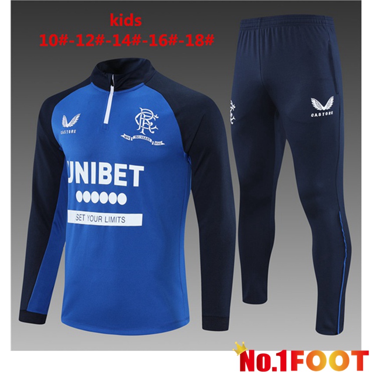 Rangers FC Kids Training Tracksuit Blue 2021/2022