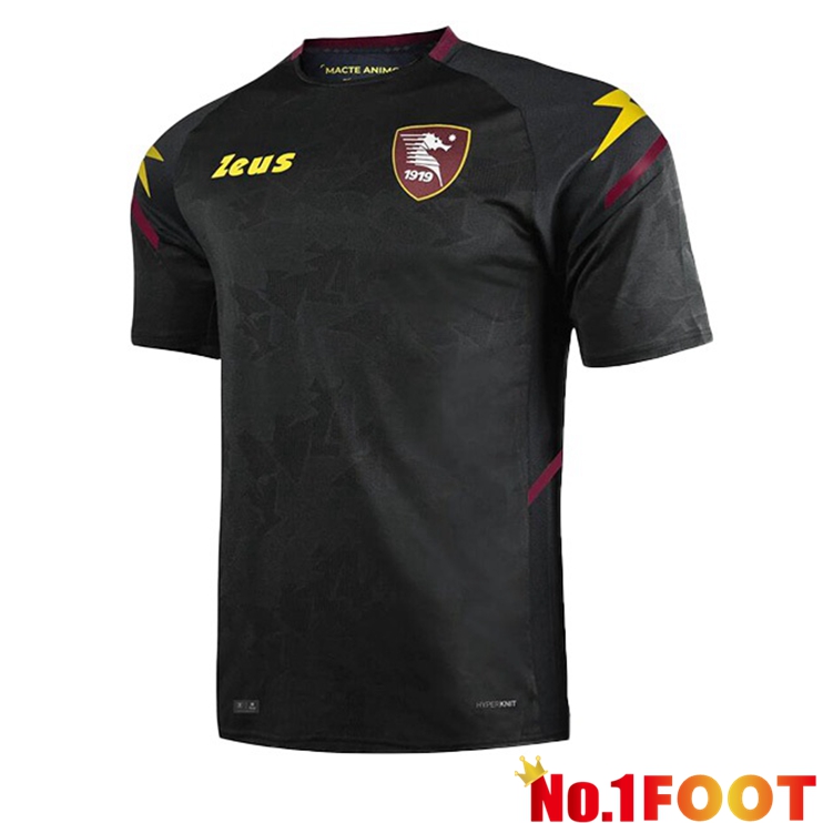 US Salernitana 1919 Third Jersey Black 21/22 - Click Image to Close