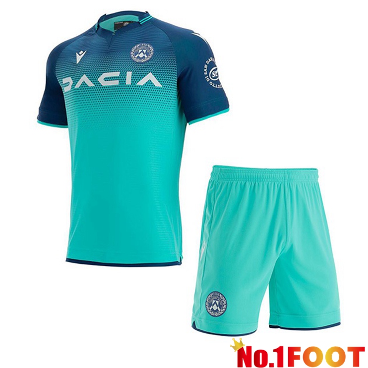 Udinese Calcio Kids Away Jersey Green 21/22