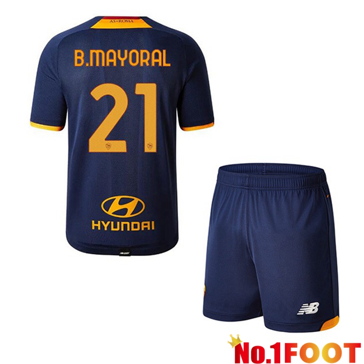 AS Roma (B.MAYORAL 21) Kids Fourth Jersey 21/22