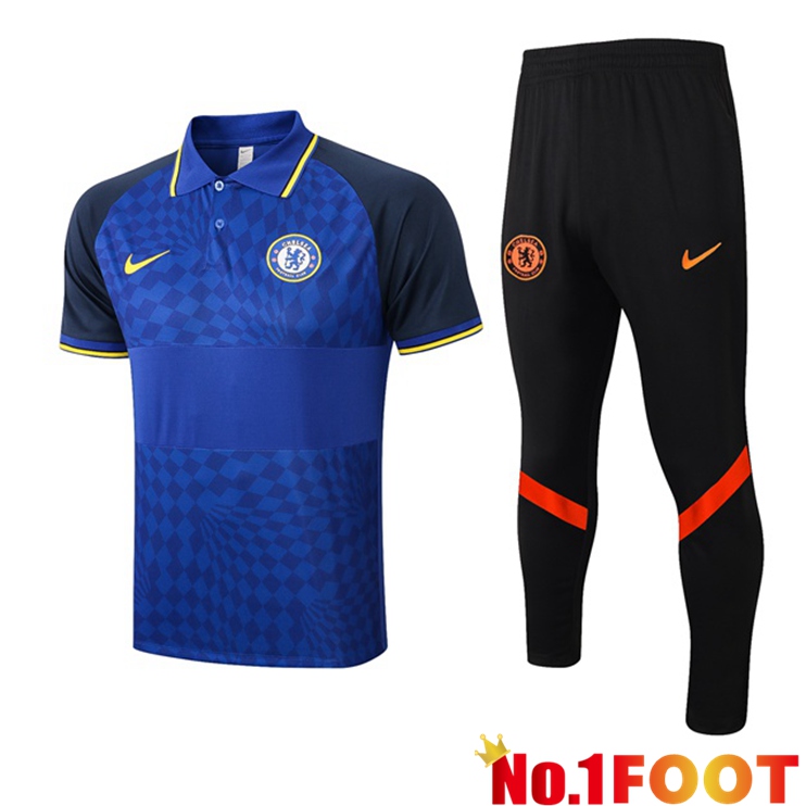 FC Chelsea + Pants Blue Polo Shirt 2021/2022