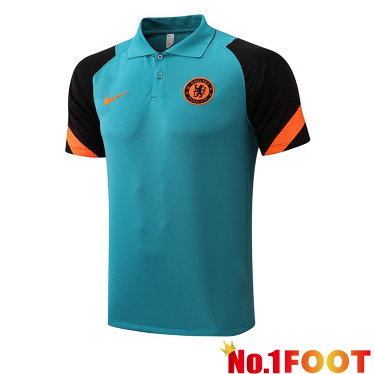 FC Chelsea Green Polo Shirt 2021/2022 - Click Image to Close