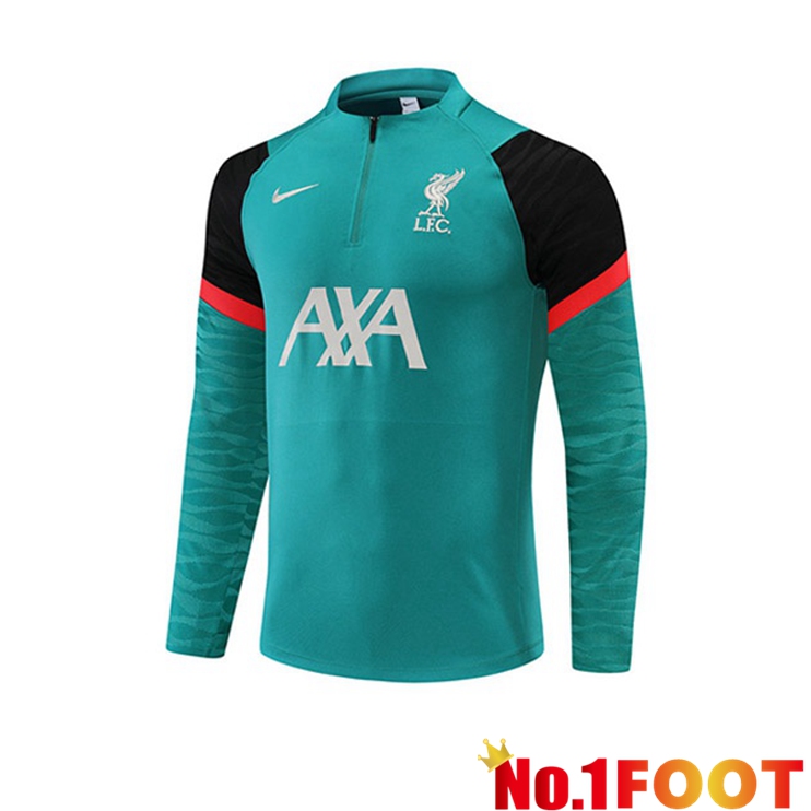 FC Liverpool Green Black Training Sweatshirt 2022/2023