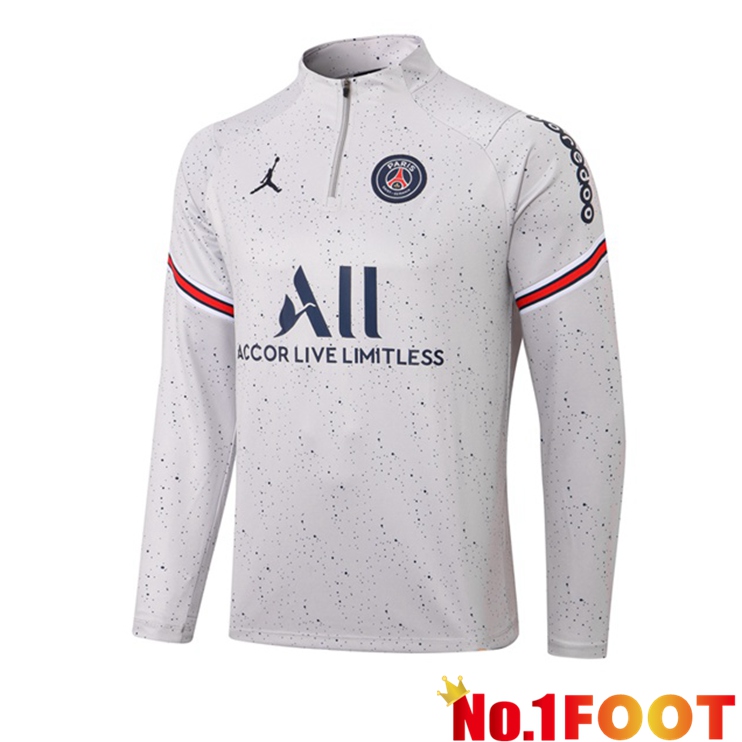 JORDAN Paris PSG Grey Training Sweatshirt 2022/2023