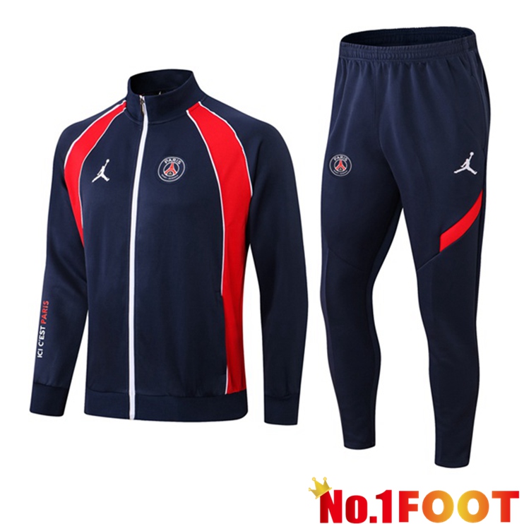 Paris PSG Blue Royal Red Training Tracksuit Suit 2022/2023