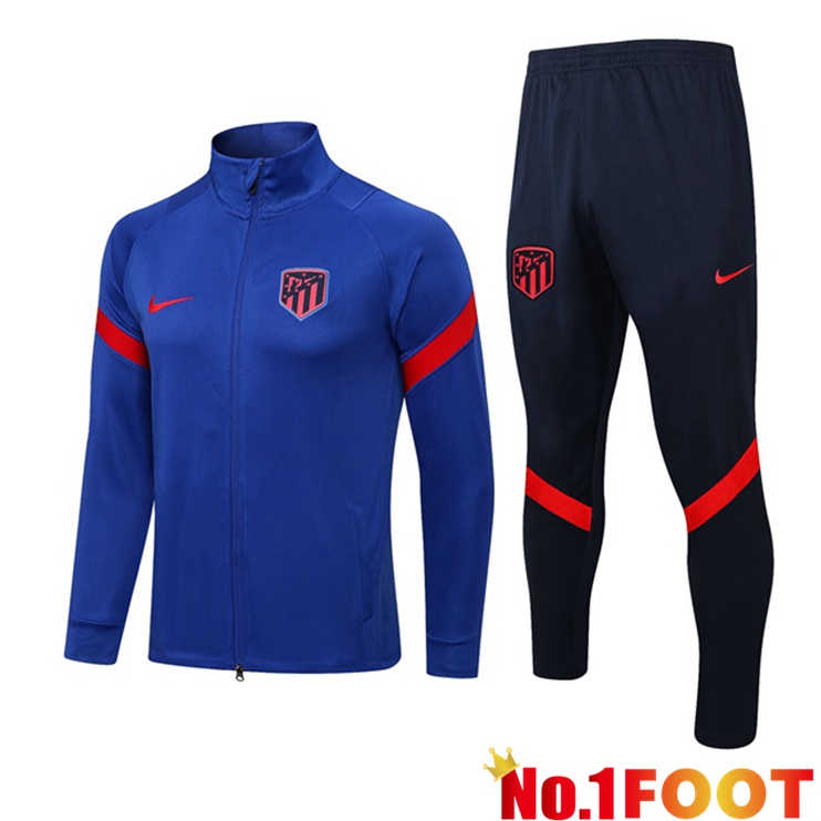 Atletico Madrid Blue Training Tracksuit Suit 2022/2023