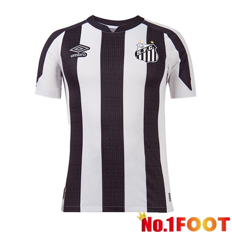 Santos FC Away White Black Jersey 2022/2023