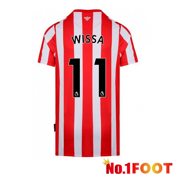 Brentford FC (WISSA 11) Home Red White Jersey 2022/2023