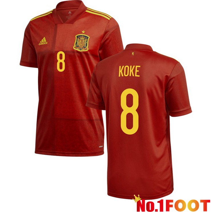 Spain (KOKE 8) Home Jersey 2020/2021