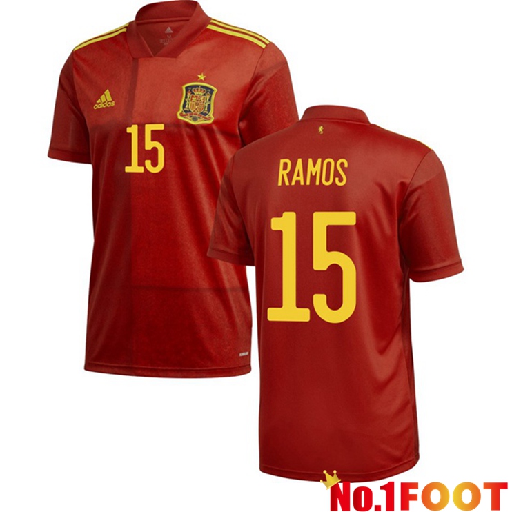 Spain (RAMOS 15) Home Jersey 2020/2021