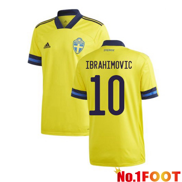 Sweden (IBRAHIMOVIC 10) Home Jersey 2020/2021