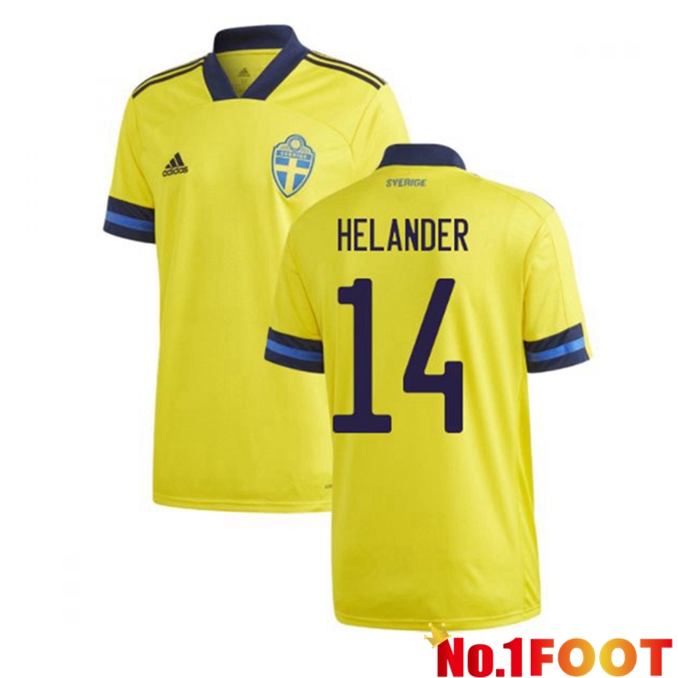 Sweden (HELANDER 14) Home Jersey 2020/2021