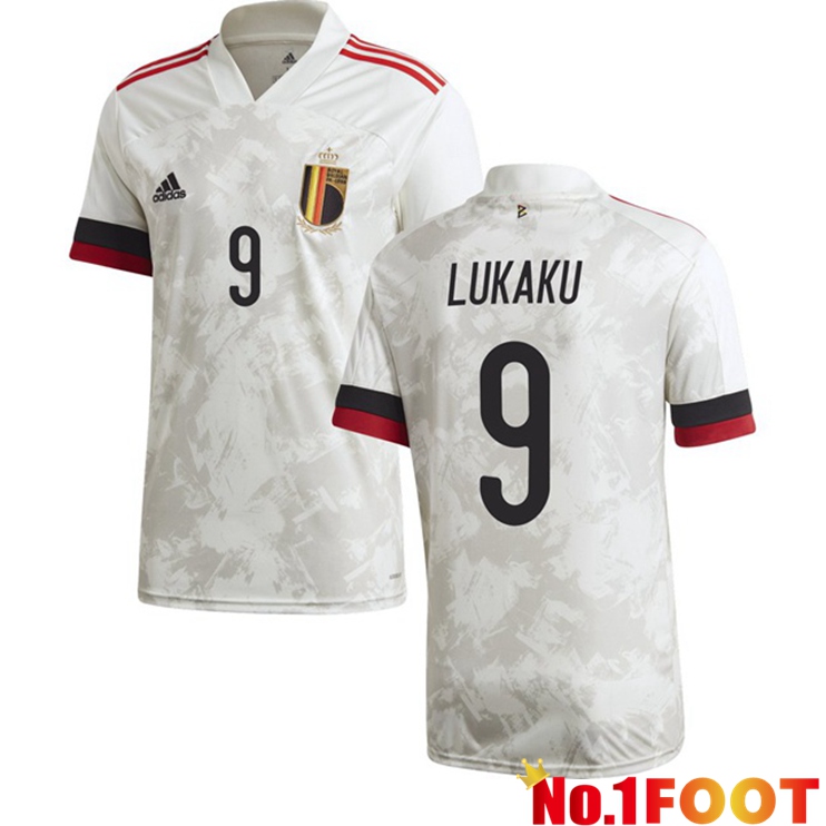 Belgium (LUKAKU 9) Away Jersey 2020/2021