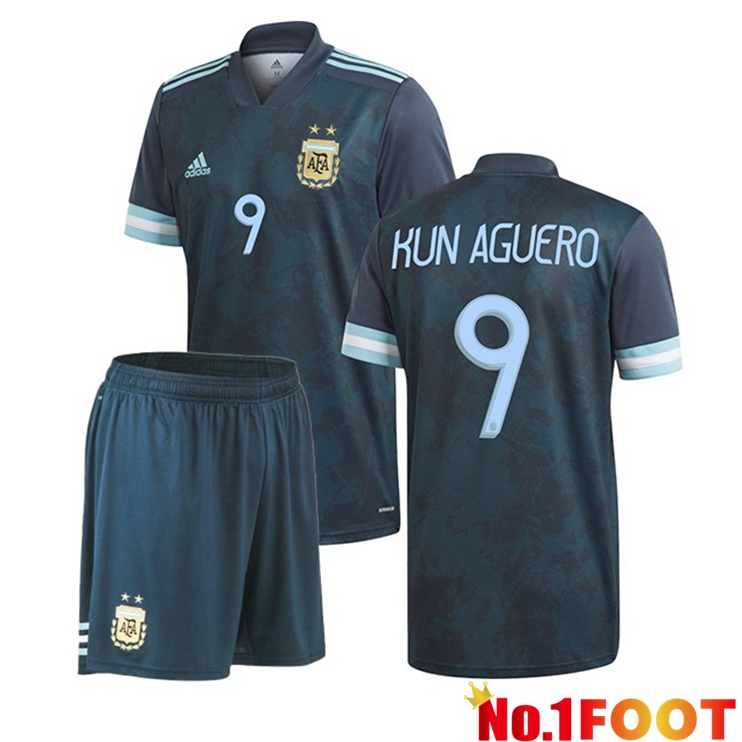 Argentina (KUN AGÜERO 9) Kids Away Jersey 2020/2021