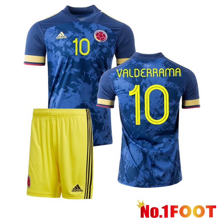 Colombia (VALDERRAMA 10) Kids Away Jersey 2020/2021