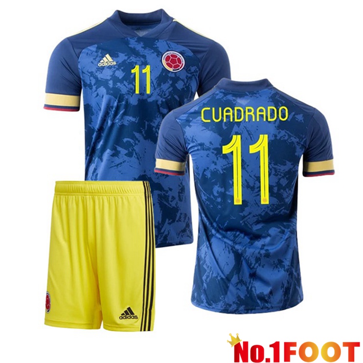 Colombia (CUADRADO 1) Kids Away Jersey 2020/2021 - Click Image to Close