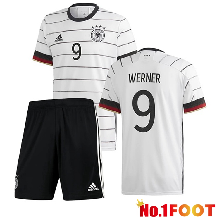 Germany (WERNER 9) Kids Home Jersey 2020/2021