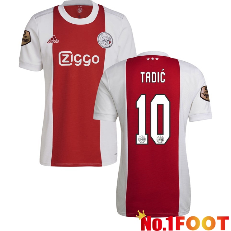 AFC Ajax（TADIC 10）Home Jersey Red/White 2021/2022