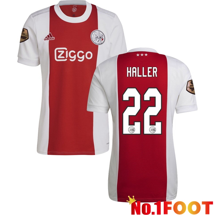 AFC Ajax（HALLER 22）Home Jersey Red/White 2021/2022