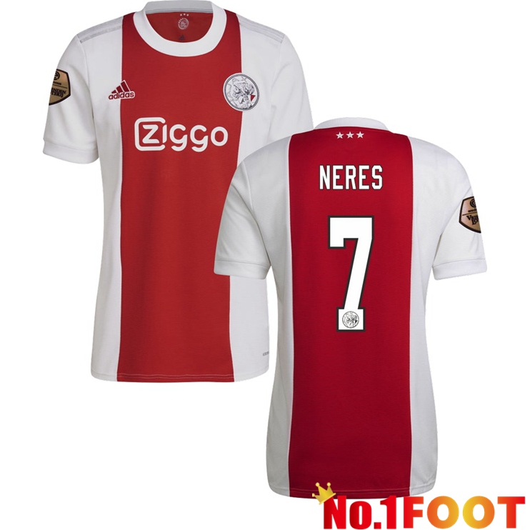 AFC Ajax（NERES 7）Home Jersey Red/White 2021/2022