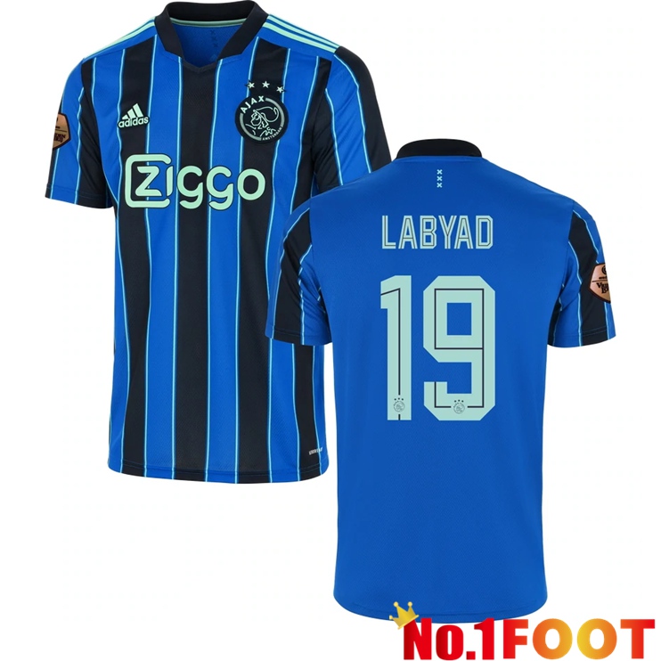 AFC Ajax（LABYAD 19）Away Jersey Blue 2021/2022