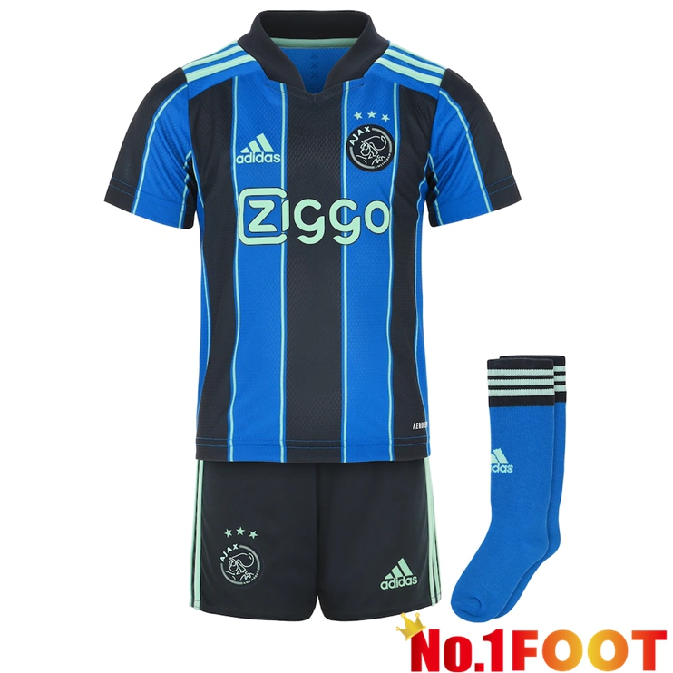 AFC Ajax Away Jersey Kids Blue 2021/2022