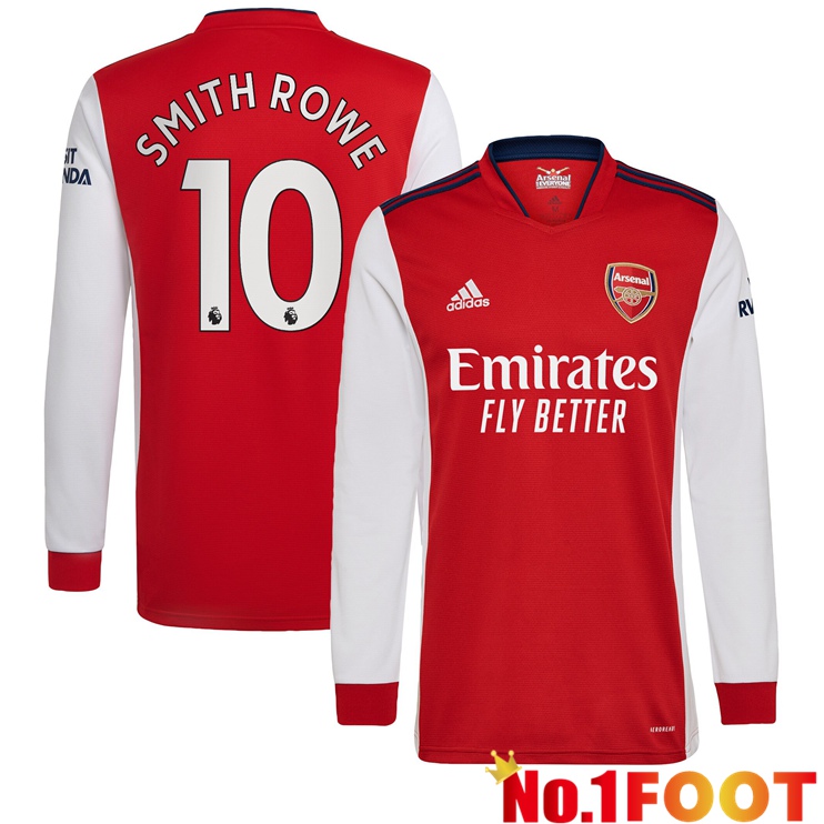 FC Arsenal (SMITH ROWE 10) Long sleeve Home Jersey 2021/2022