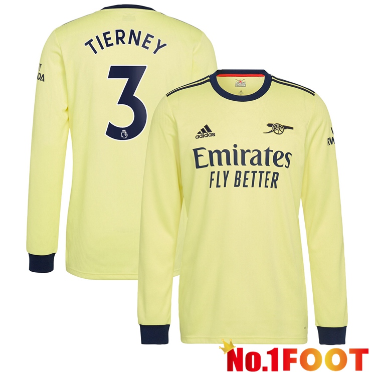 FC Arsenal (KIERAN TIERNEY 3) Long sleeve Away Jersey 2021/2022