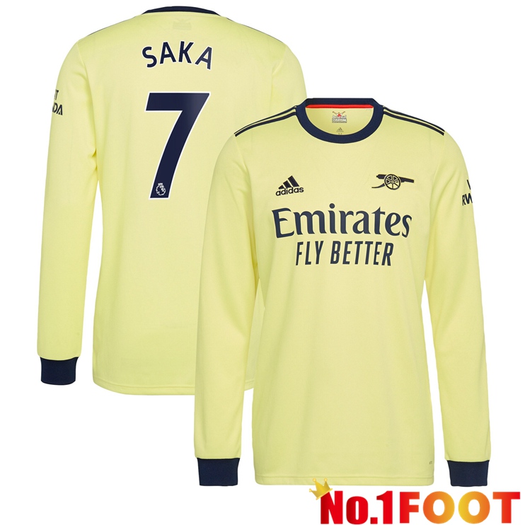 FC Arsenal (SAKA 7) Long sleeve Away Jersey 2021/2022