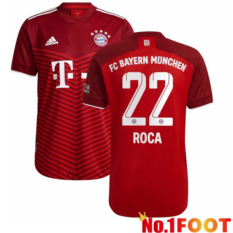 Bayern Munich (Roca 22) Home Jersey Red 2021/22