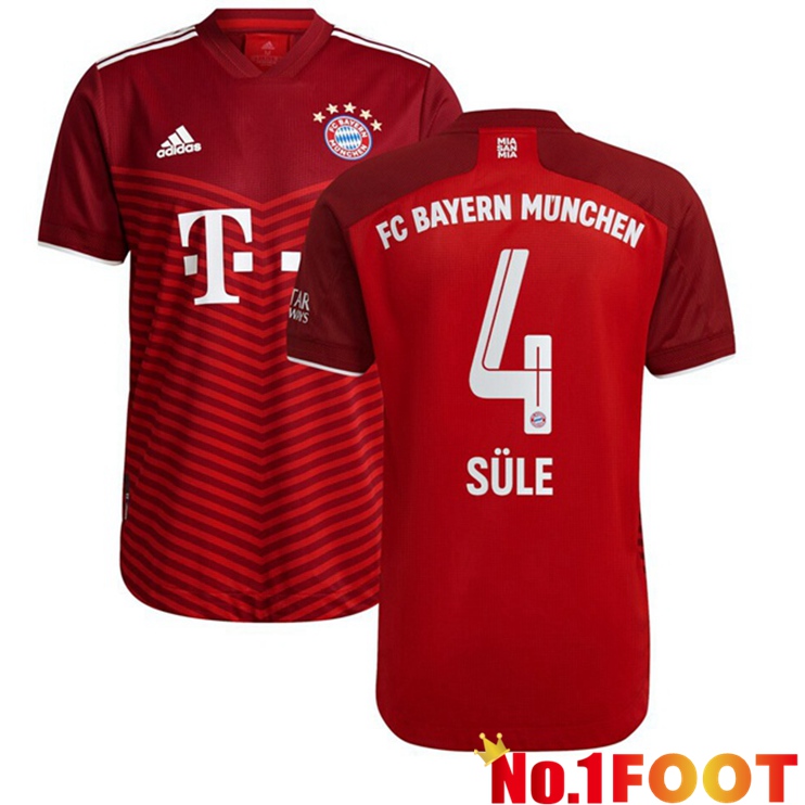 Bayern Munich (Süle 4) Home Jersey Red 2021/22