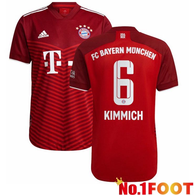 Bayern Munich (Kimmich 6) Home Jersey Red 2021/22