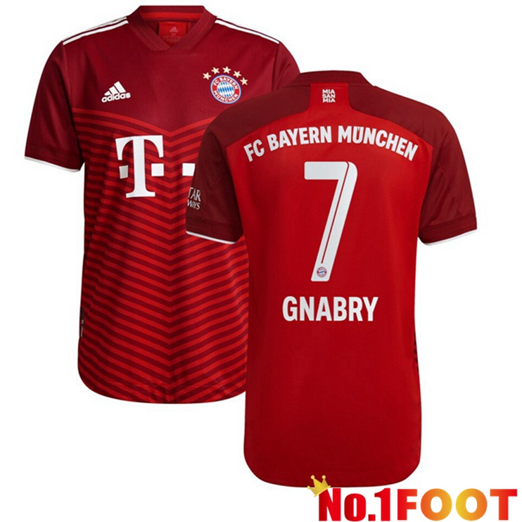 Bayern Munich (Gnabry 7) Home Jersey Red 2021/22