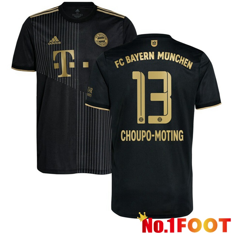 Bayern Munich (Choupo-Moting 13) Away Jersey Black 2021/22