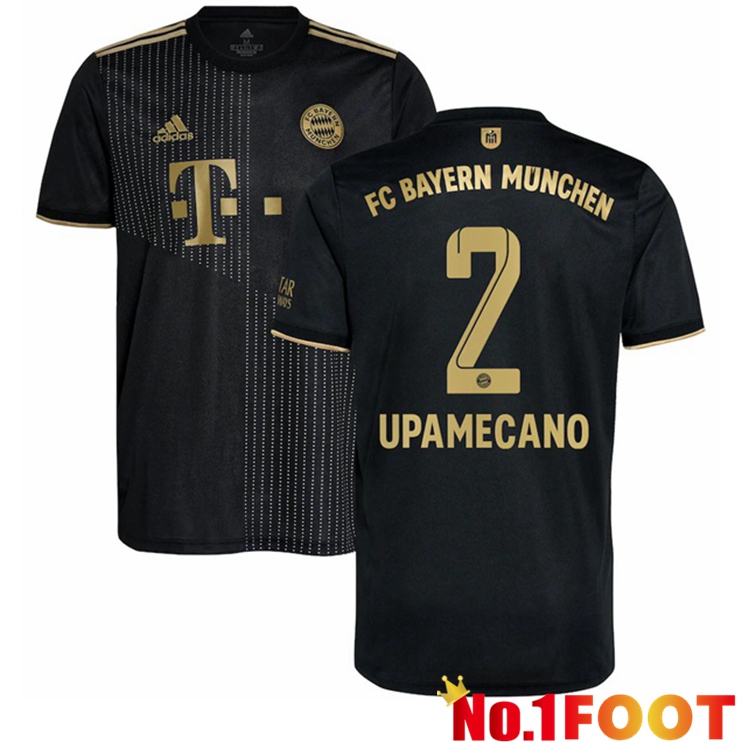 Bayern Munich (Upamecano 2) Away Jersey Black 2021/22