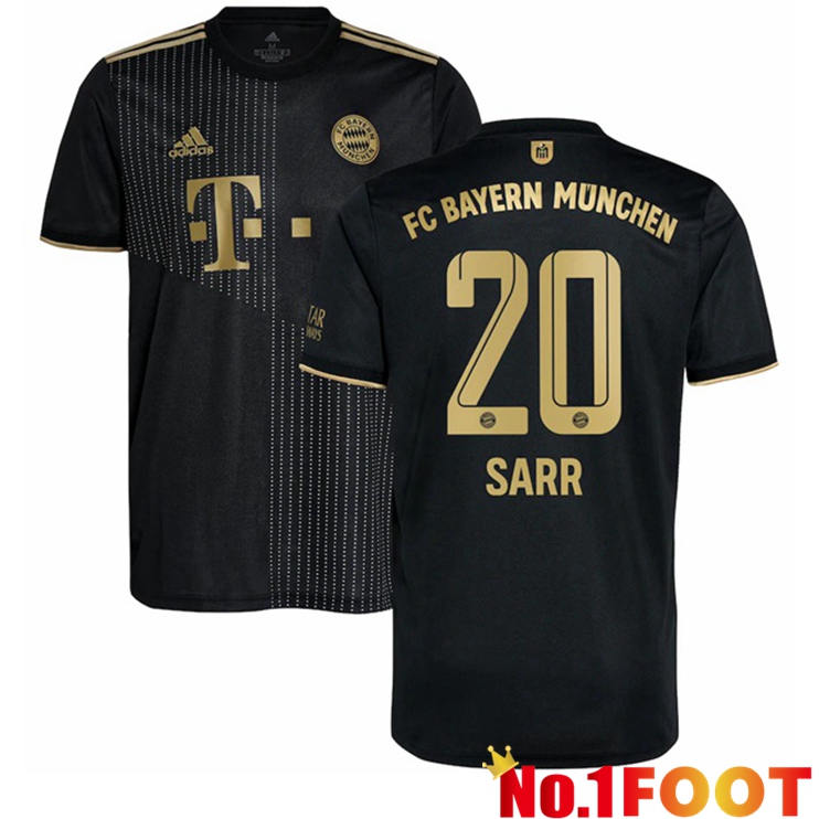 Bayern Munich (Sarr 20) Away Jersey Black 2021/22