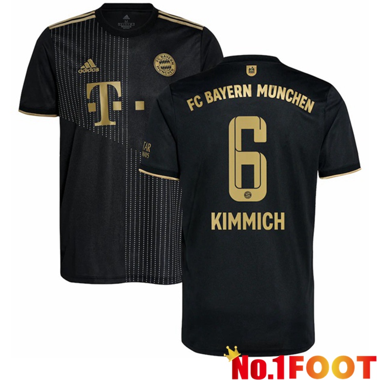 Bayern Munich (Kimmich 6) Away Jersey Black 2021/22