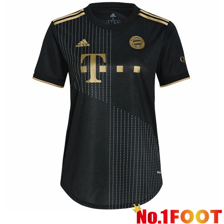 Bayern Munich Womens Away Jersey Black 2021/22