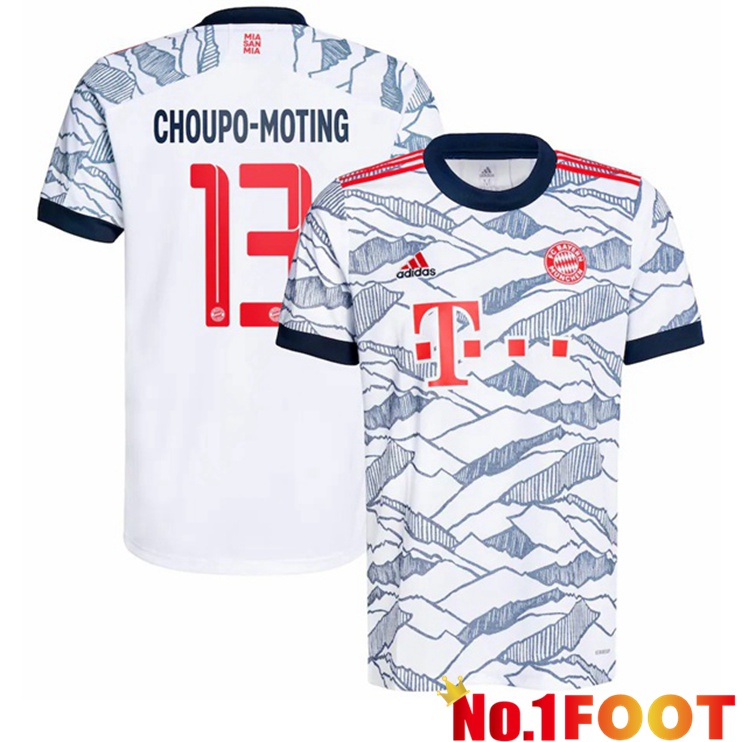 Bayern Munich (Choupo-Moting 13) Third Jersey White 2021/22