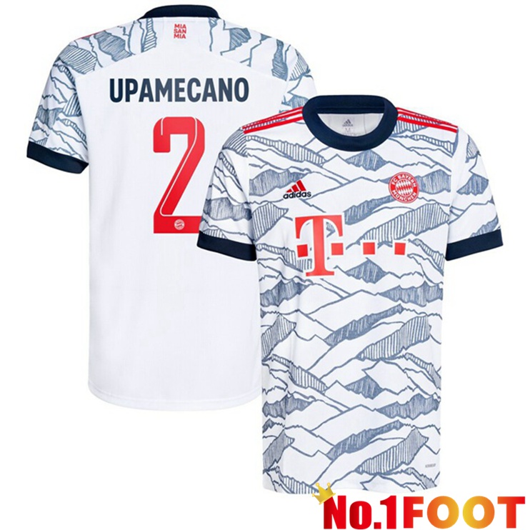 Bayern Munich (Upamecano 2) Third Jersey White 2021/22