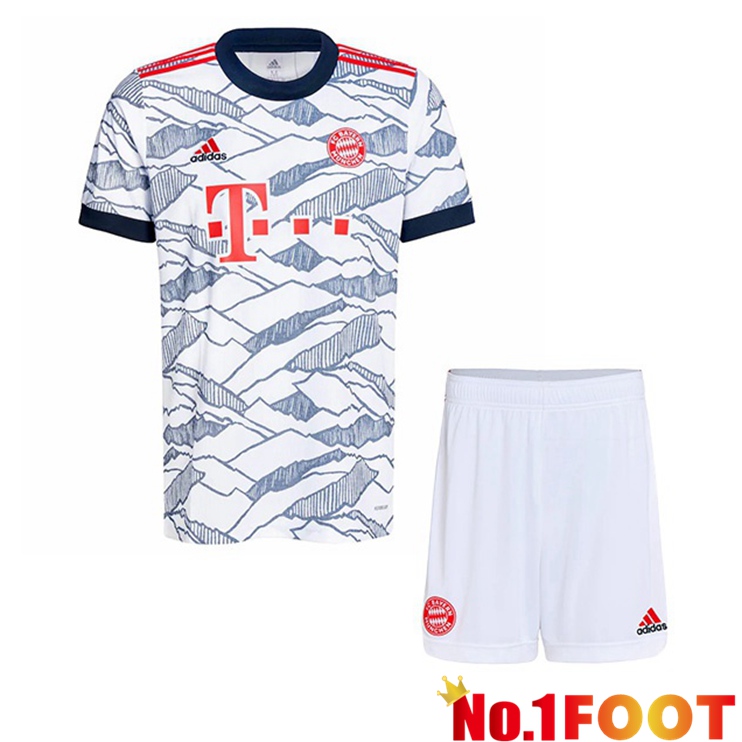 Bayern Munich Kids Third Jersey White 2021/22